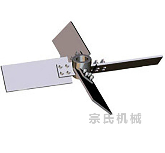 斜葉開啟渦輪攪拌器